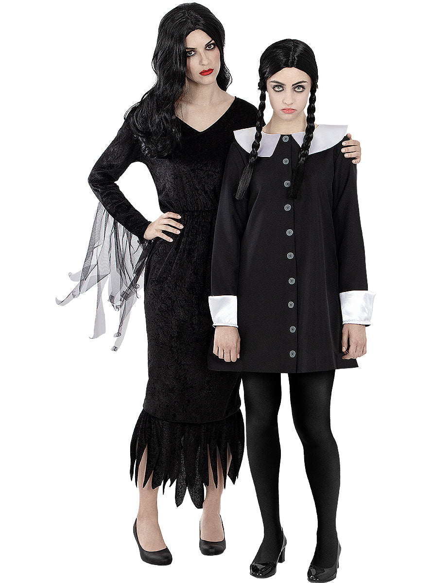 Perruque Mercredi Addams femme - La Famille Addams