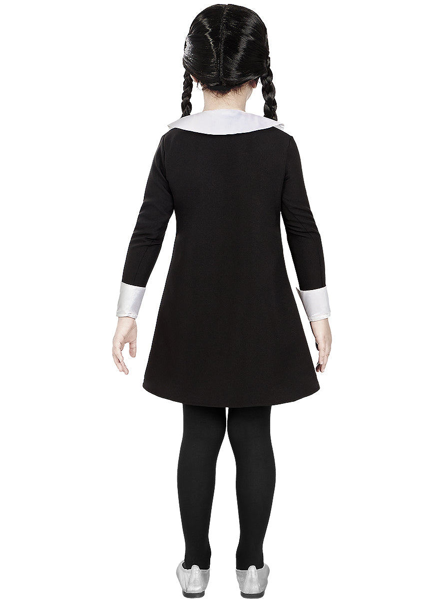 Perruque Mercredi Addams fille - La Famille Addams