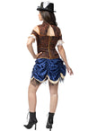 Déguisement Steampunk court femme
