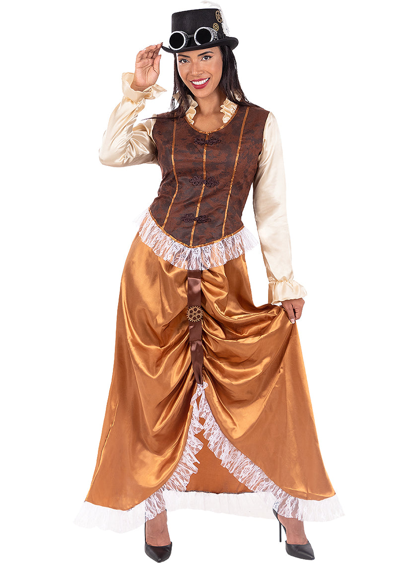 Déguisement Steampunk long femme