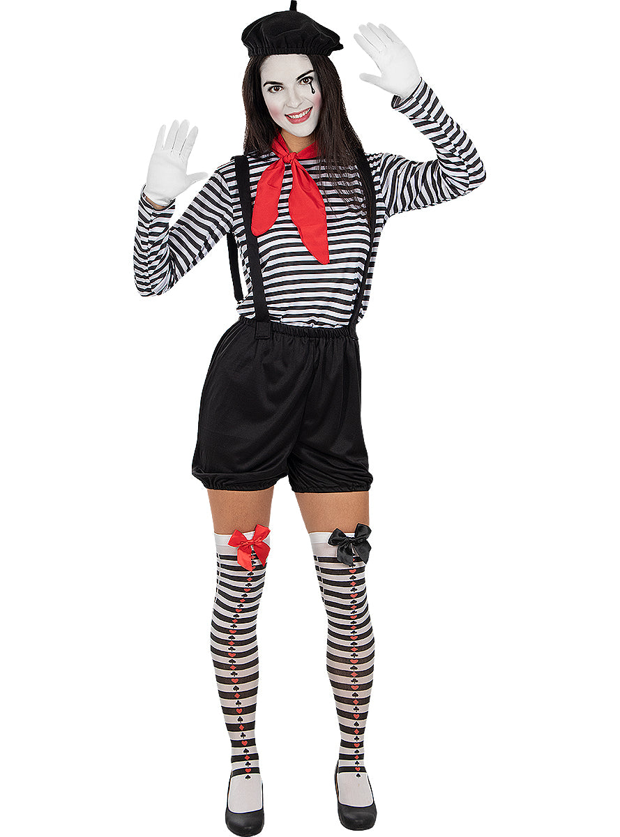 Déguisement mime femme
