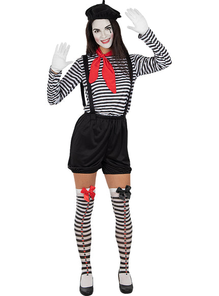 Déguisement mime femme