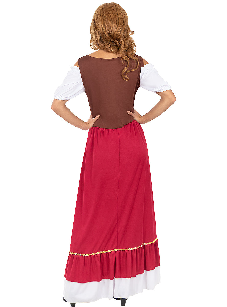 Déguisement aubergiste médiévale classique femme grande taille
