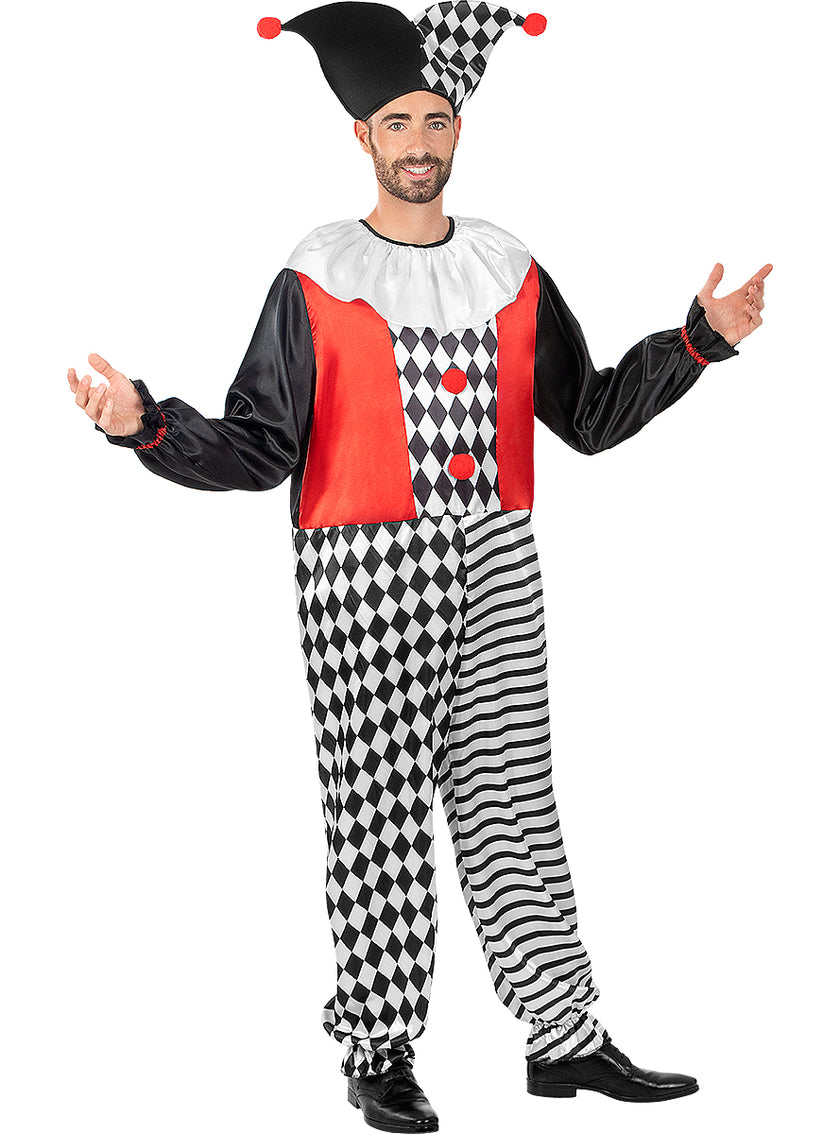 Déguisement arlequin homme grande taille