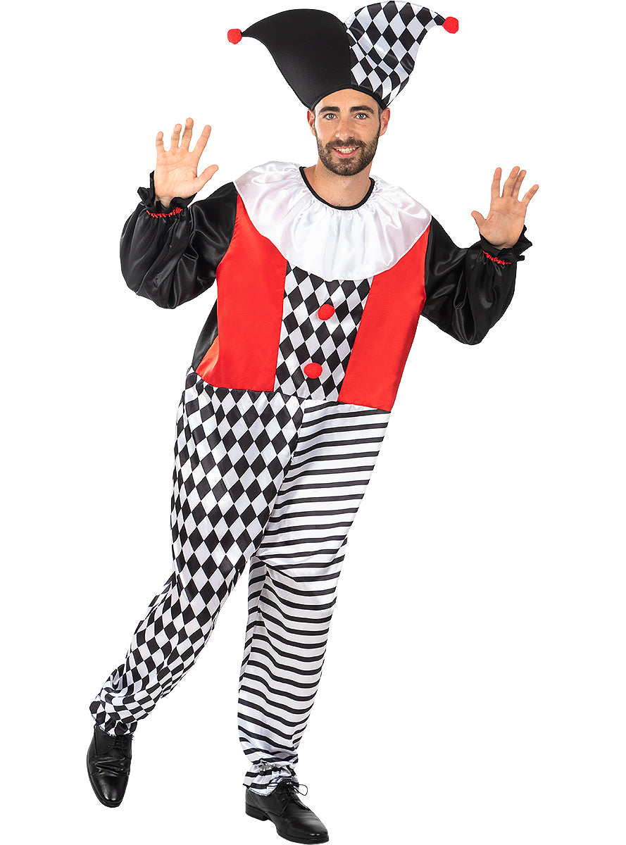 Déguisement arlequin homme grande taille