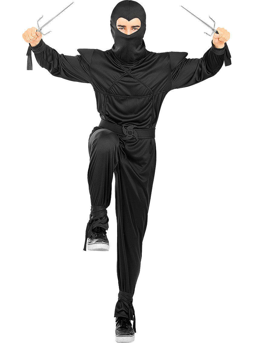 Déguisement Ninja noir adulte grande taille