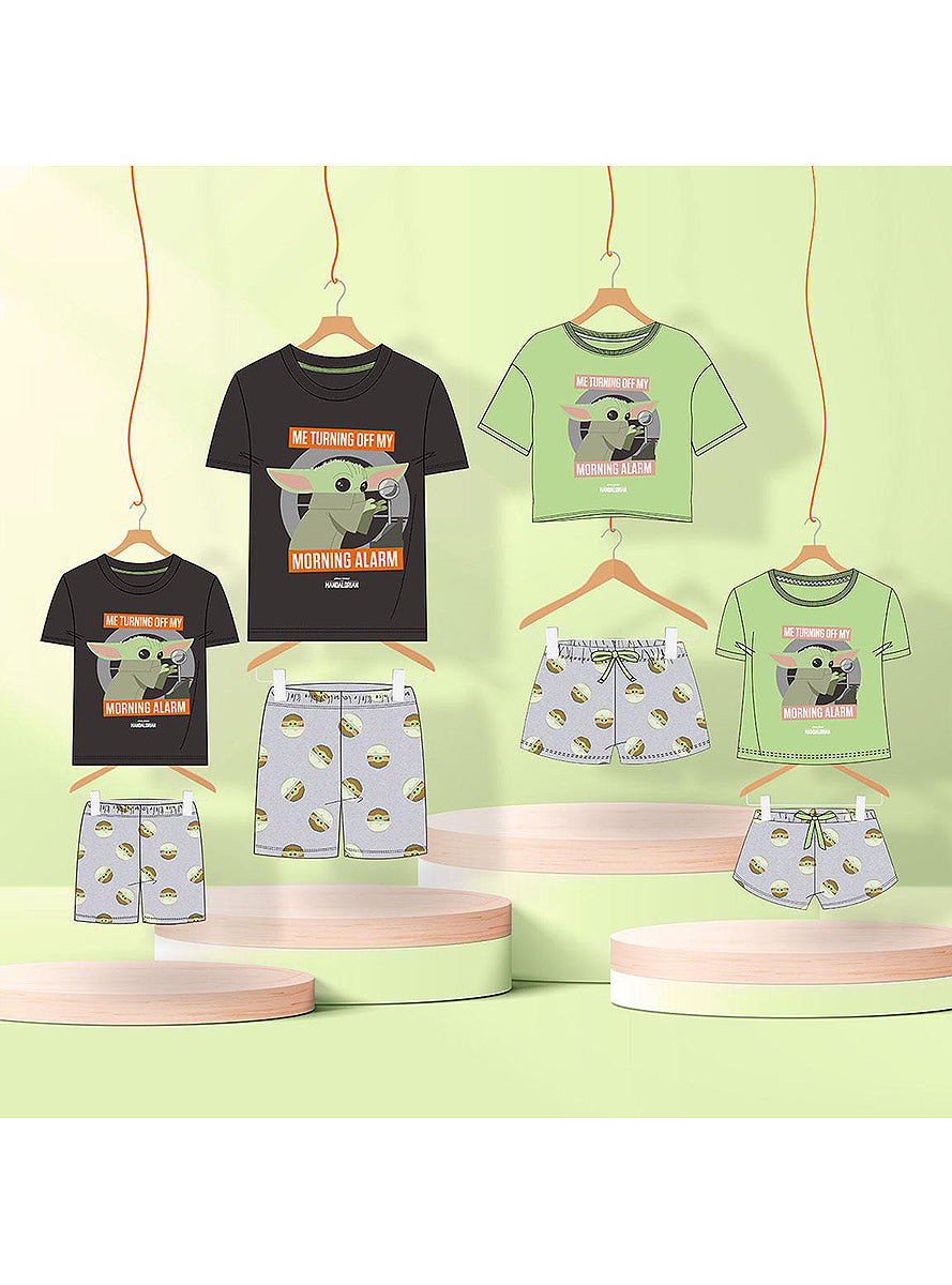 Pyjama Baby Yoda The Mandalorian court garçon - Star Wars