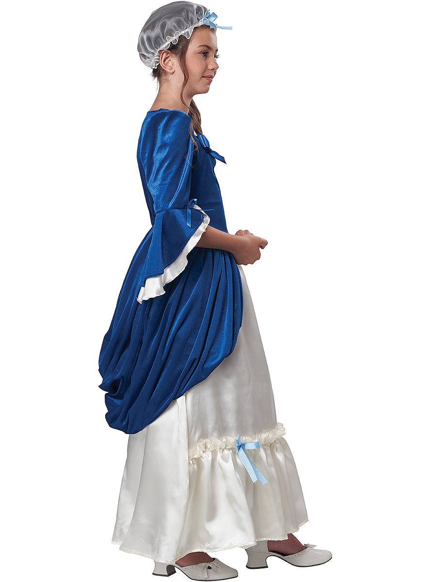 Déguisement époque coloniale élégante fille