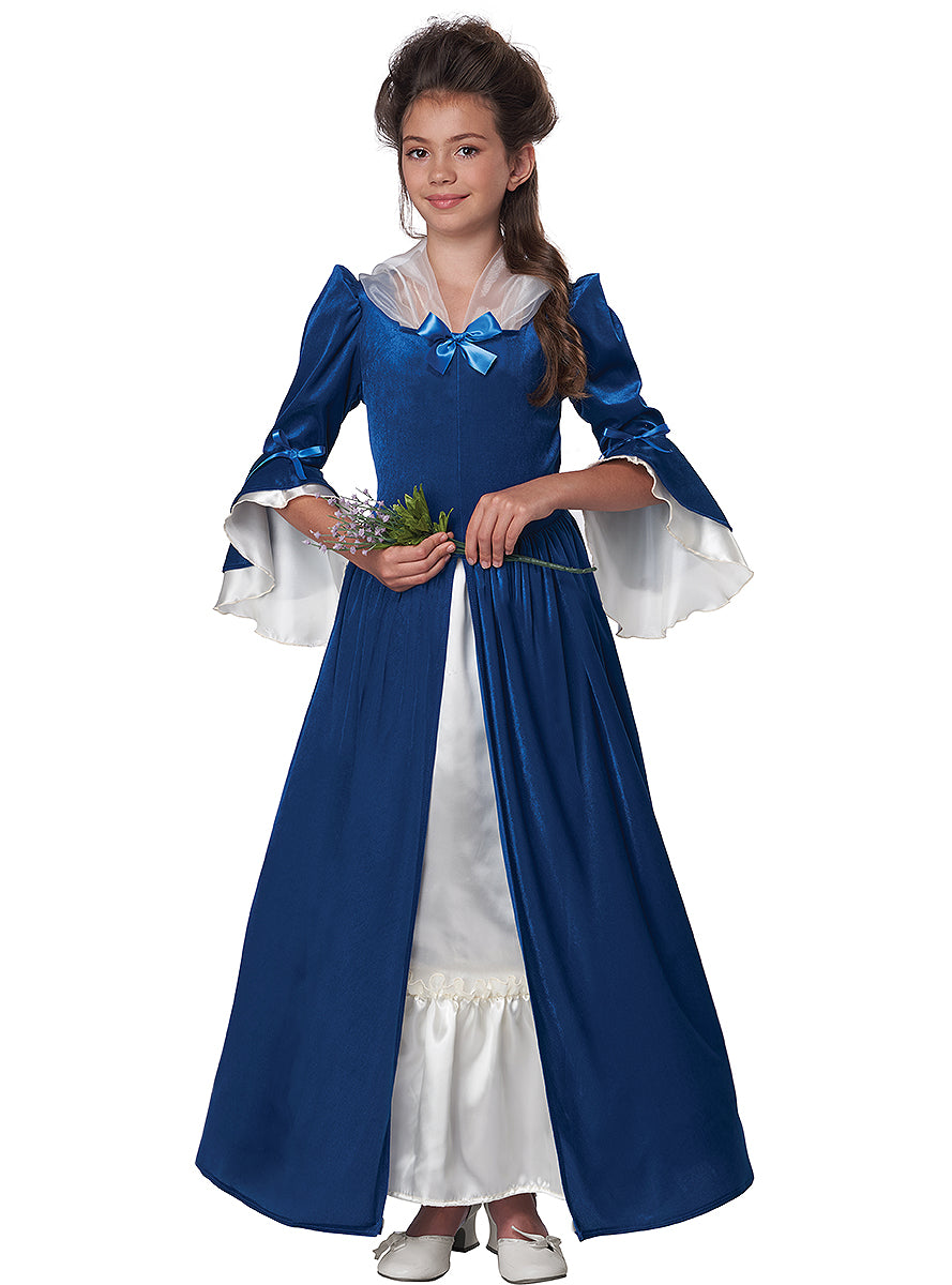 Déguisement époque coloniale élégante fille
