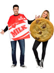 Déguisements de biscuit et bouteille de lait