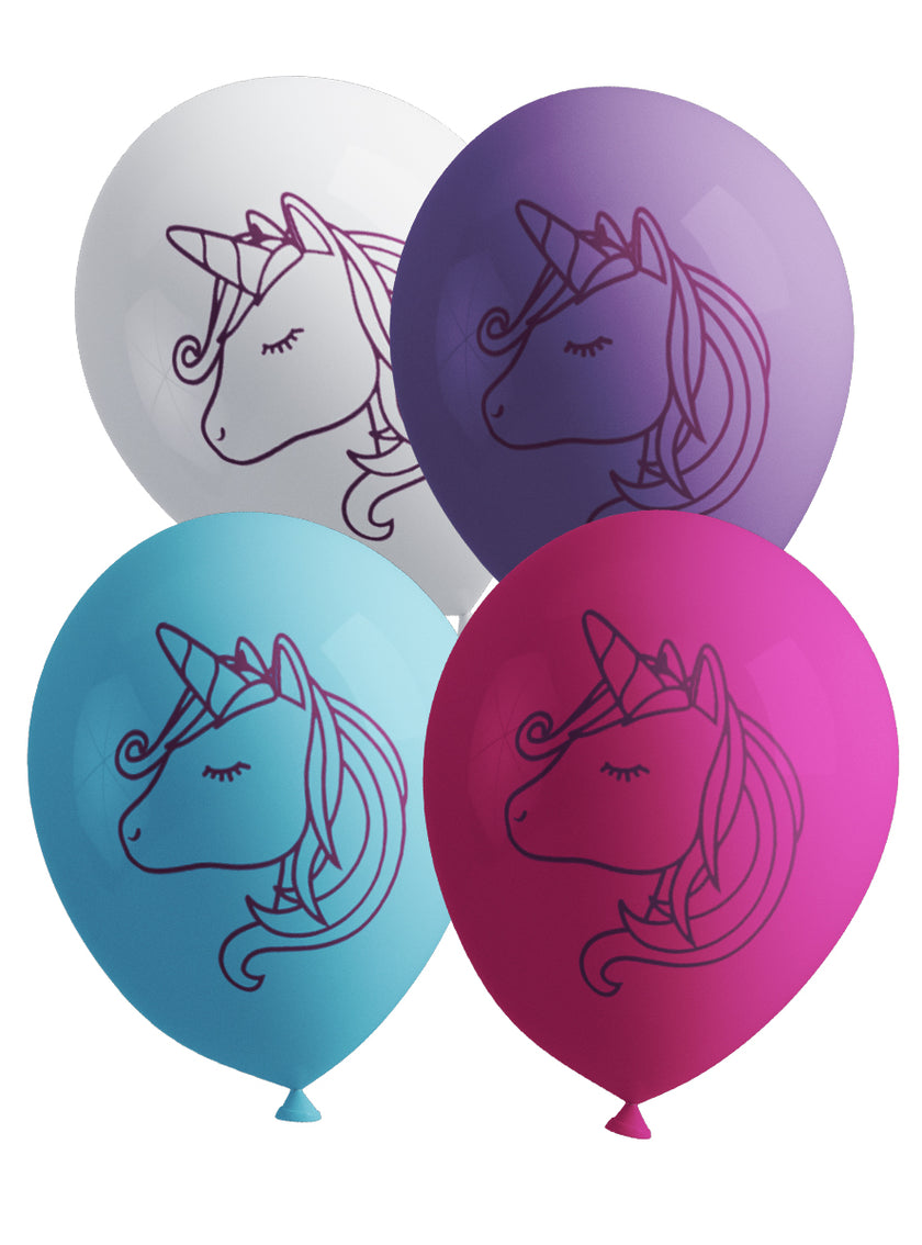 8 ballons licorne - Lovely Unicorn