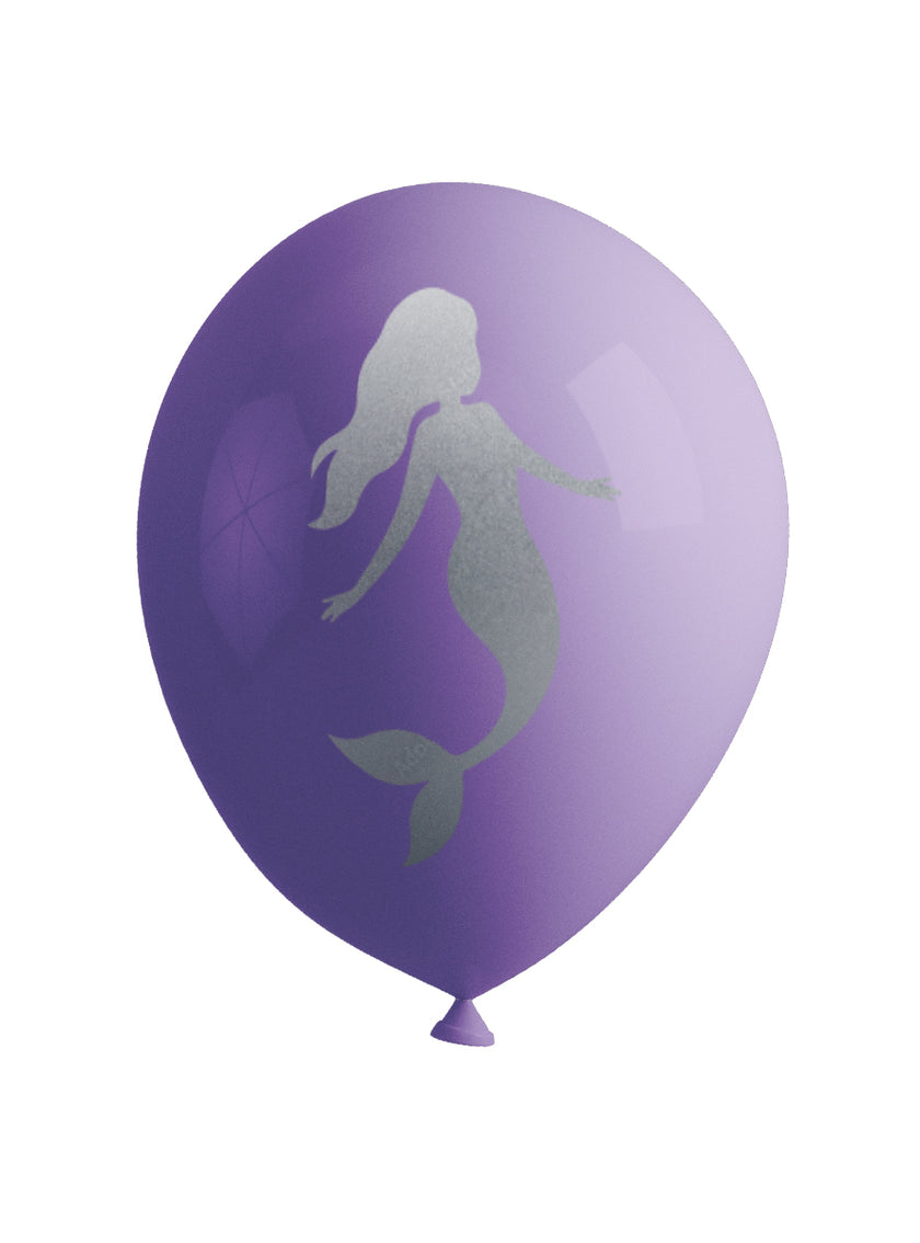 8 ballons sirènes- Beautiful mermaid