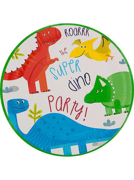 8 assiettes dinosaures 23cm - Dinosaurs party