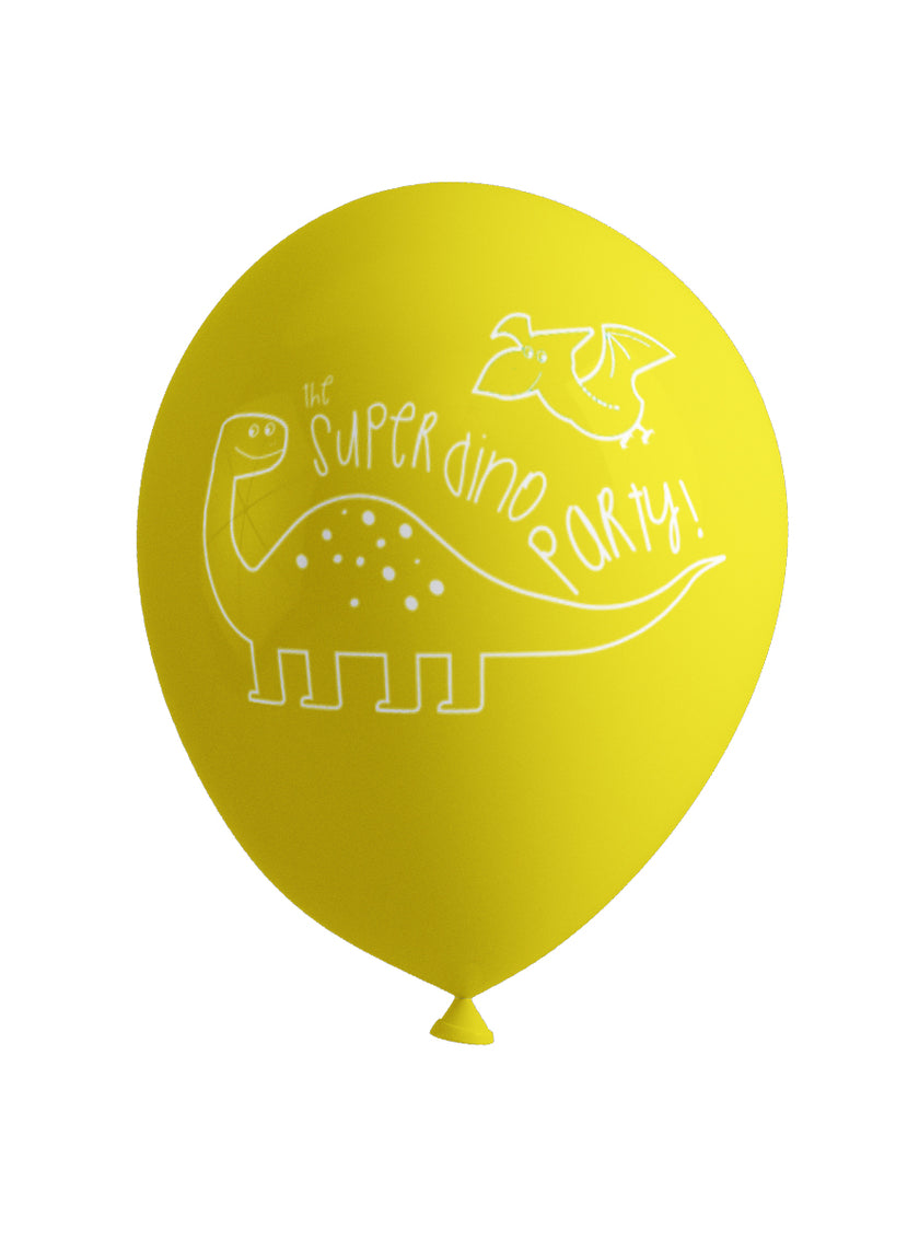8 ballons dinosaures - Dinosaurs party