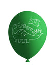 8 ballons dinosaures - Dinosaurs party