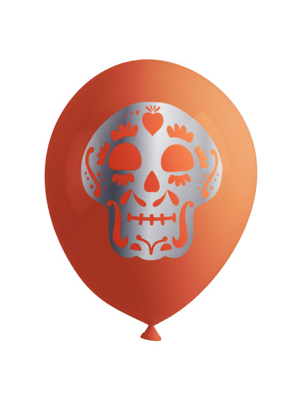 8 ballons Catrina fête des morts - Day of the Dead