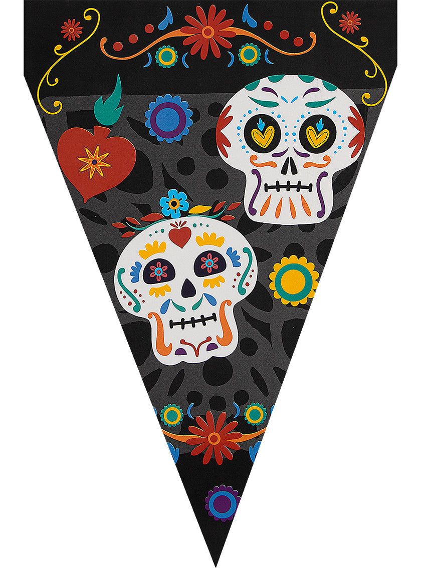 Guirlande à fanions Catrina fête des morts- Day of the Dead