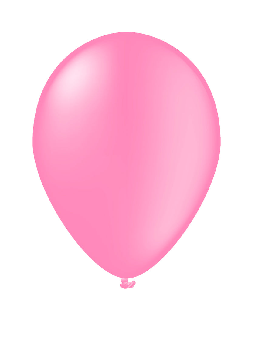 10 ballons roses clair - Gamme couleur unie
