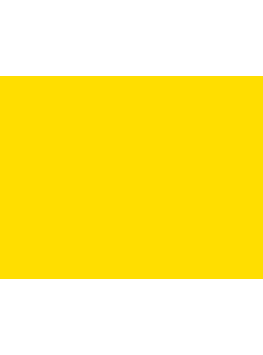 Nappe jaune - Gamme couleur unie