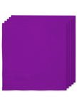 16 serviettes violettes (33x33cm) - Gamme couleur unie