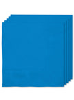 16 serviettes bleu marine (33x33cm) - Gamme couleur unie