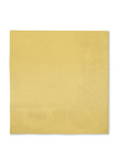 16 serviettes dorées (33x33cm) - Gamme couleur unie