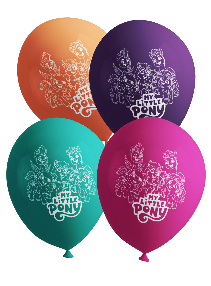 8 ballons My Little Pony