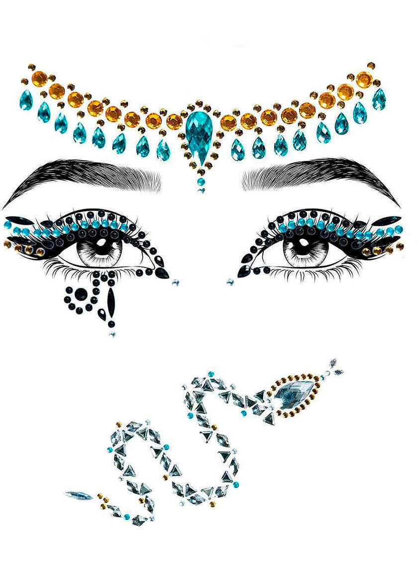 Autocollants visage Cléopâtre