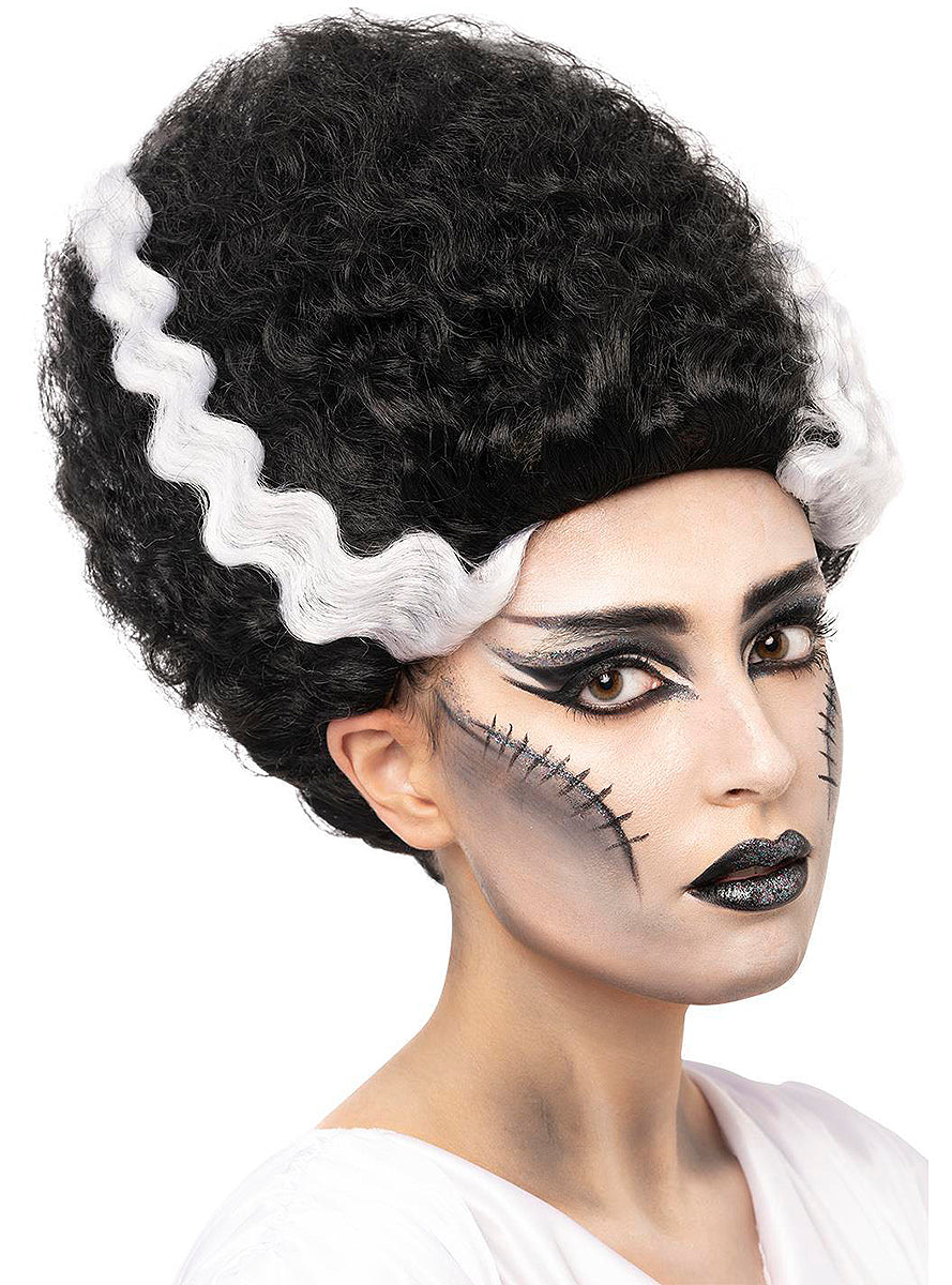 Perruque La Fiancée de Frankenstein femme