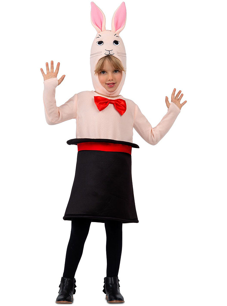 Déguisement lapin dans son chapeau enfant