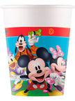 8 gobelets Mickey Mouse - Club House