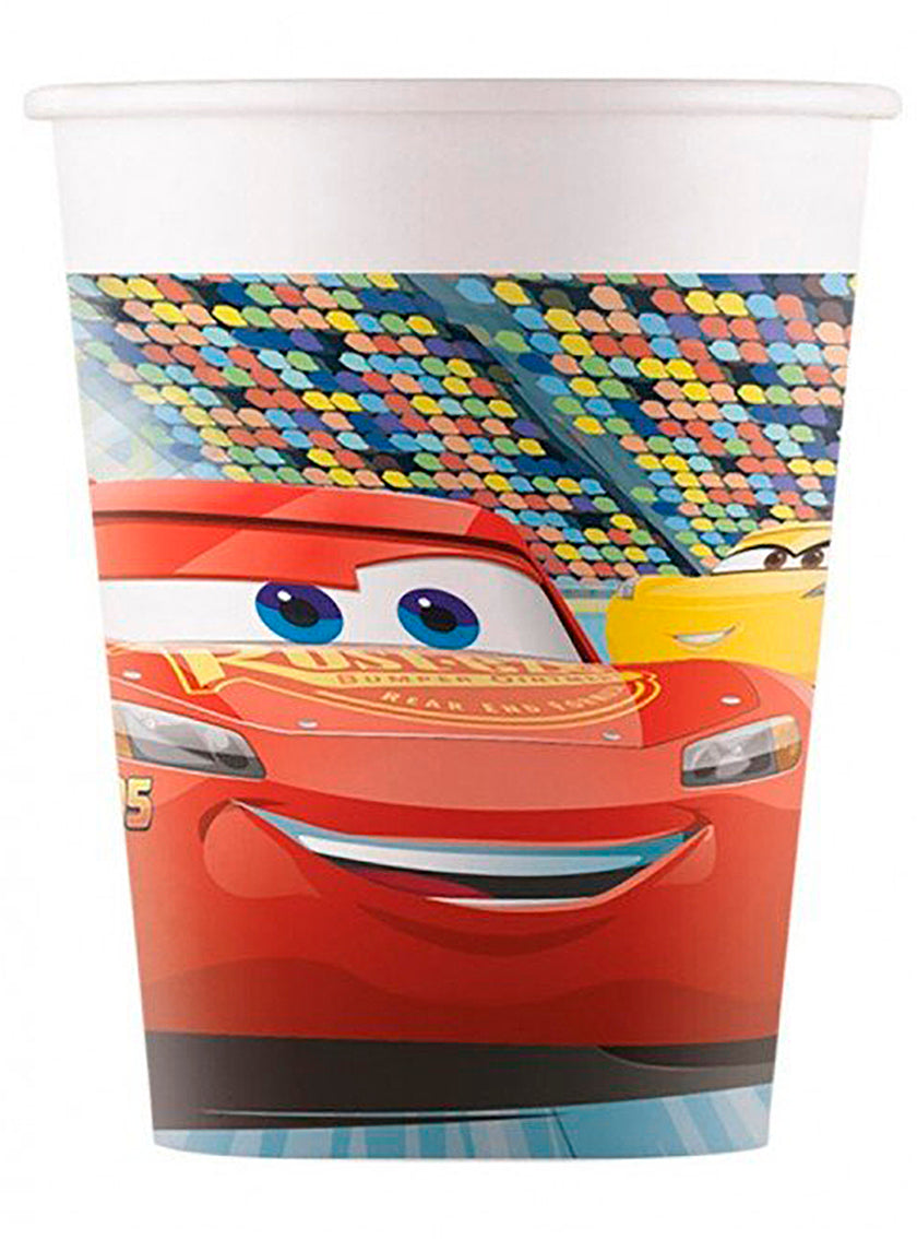 8 gobelets Cars