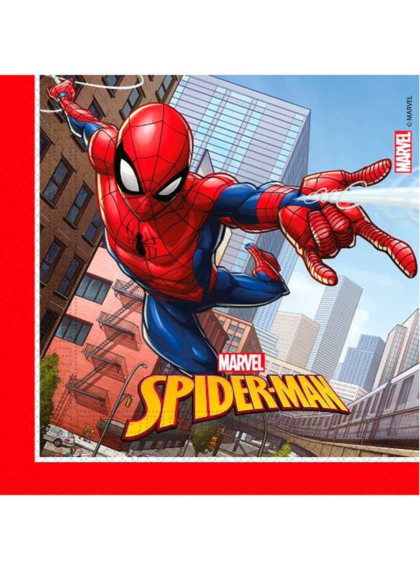 20 serviettes Spiderman (33x33 cm) - Marvel