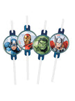 4 pailles Avengers