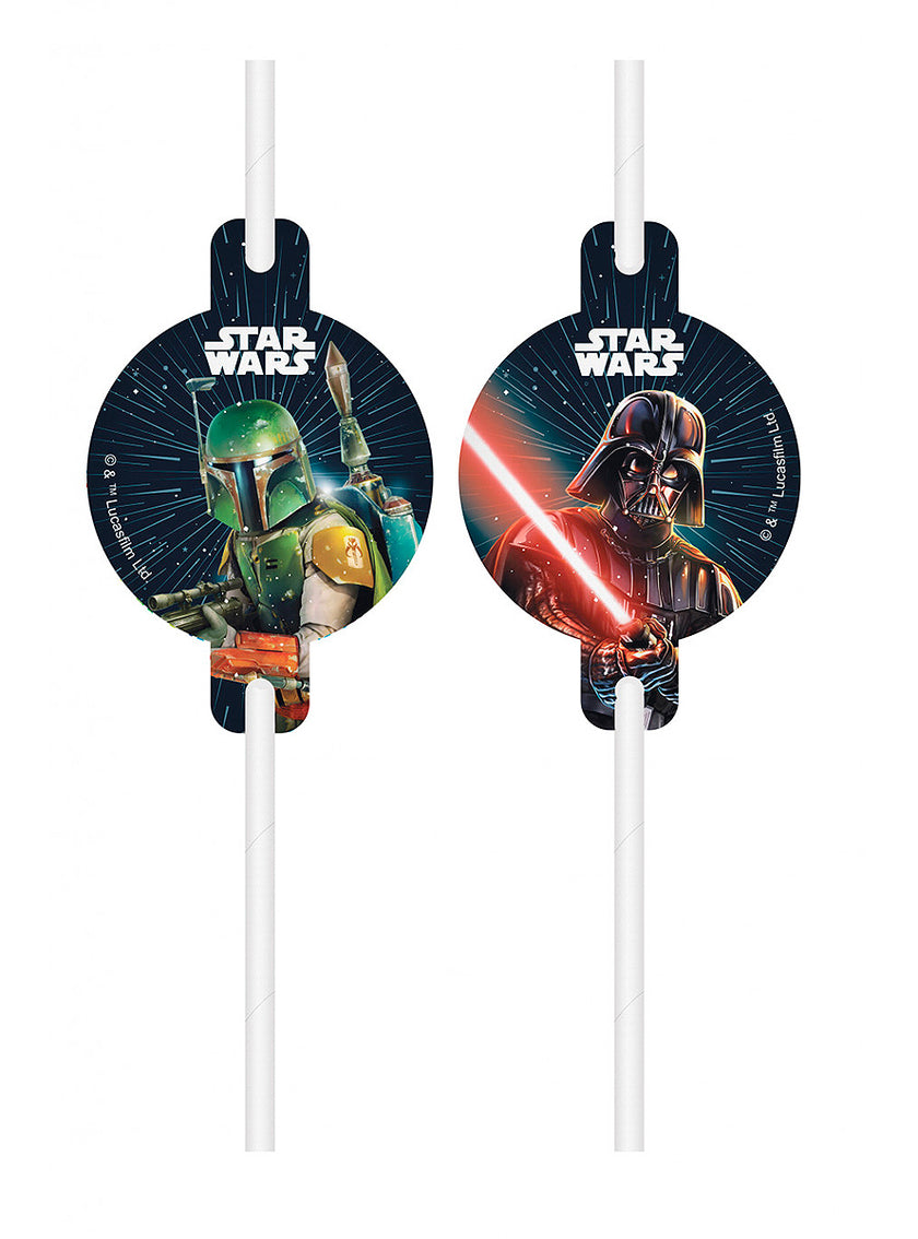4 pailles Star Wars