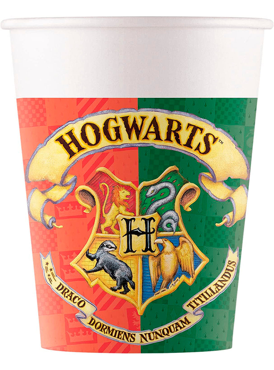 8 gobelets Harry Potter - Hogwarts Houses