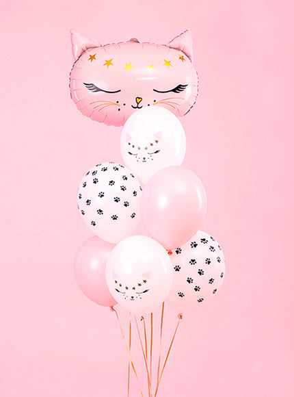 6 ballons chats