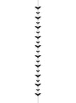 Guirlande chauve-souris noires
