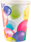 8 gobelets ballons