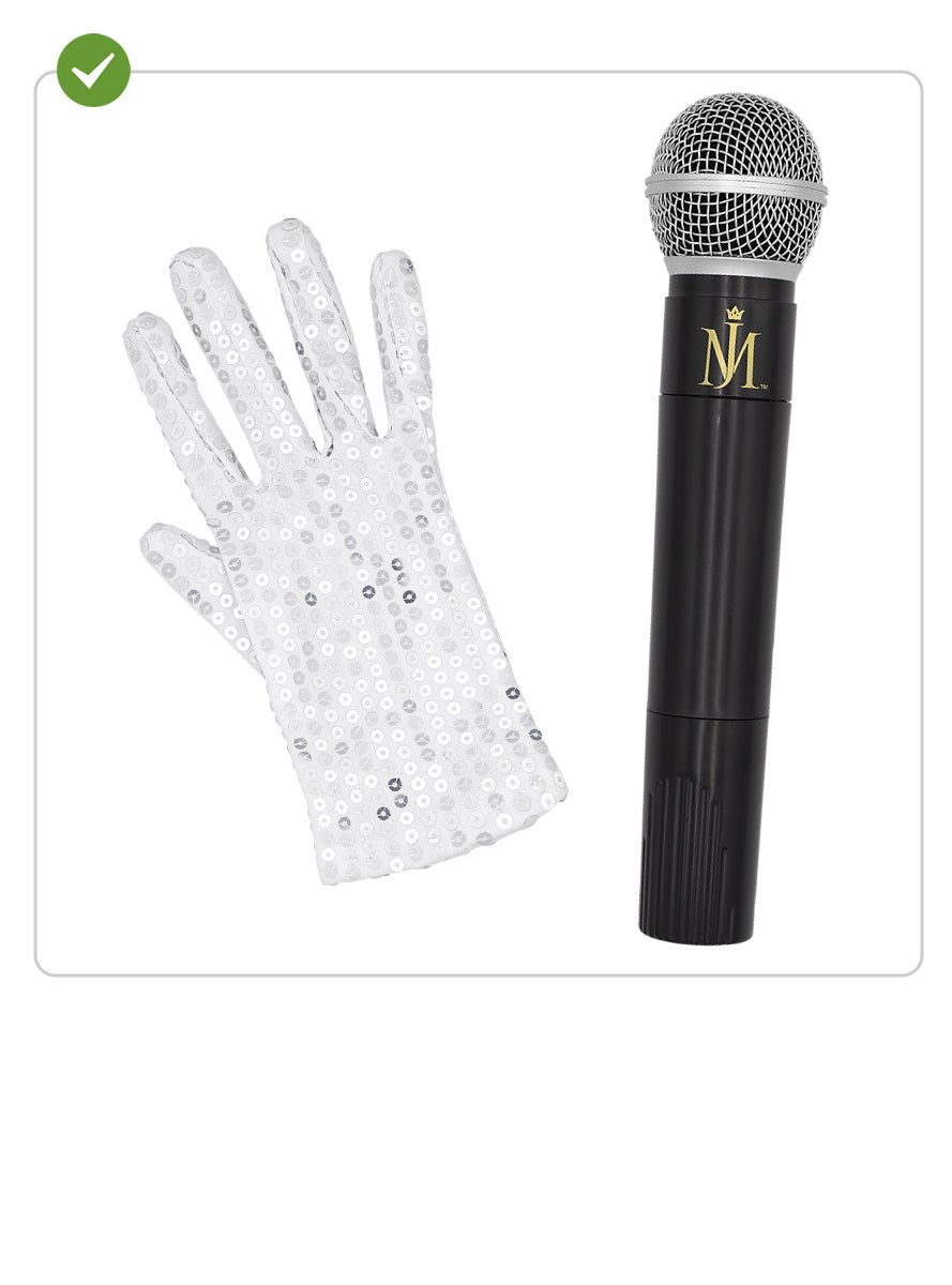 Micro et gant Michael Jackson