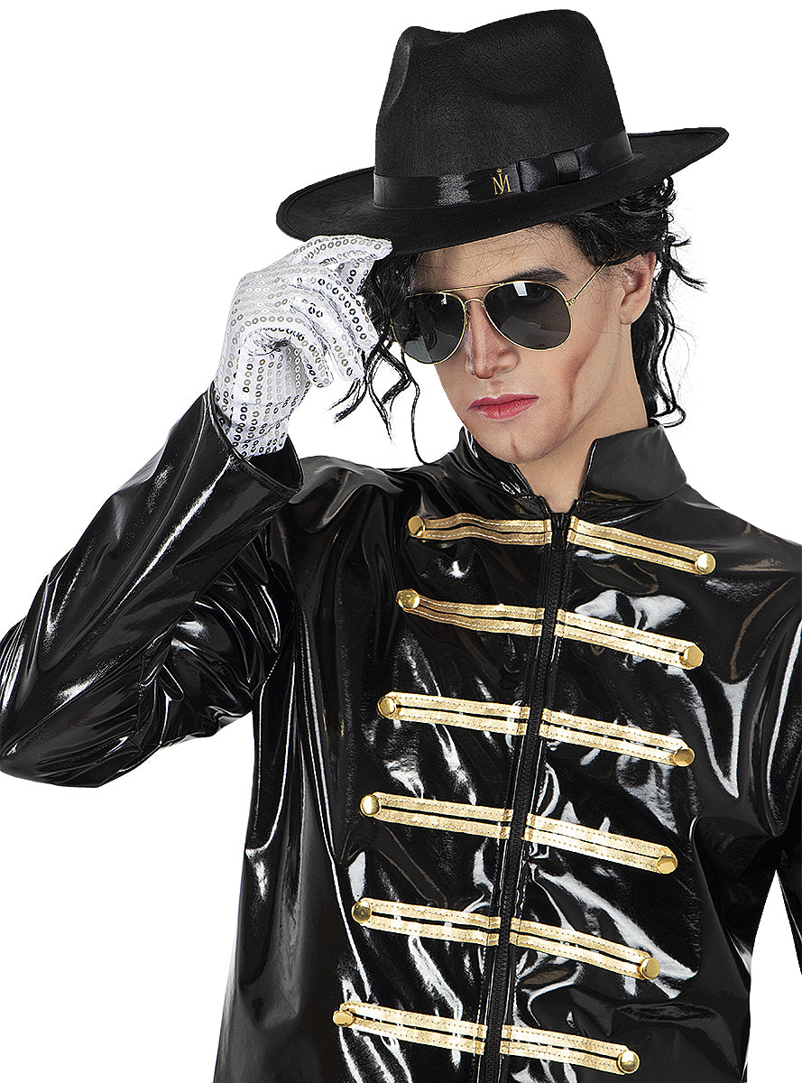 Veste militaire noire Michael Jackson adulte
