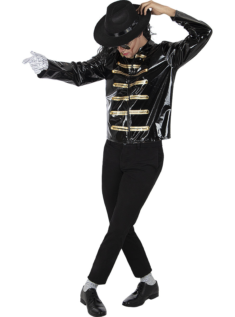 Veste militaire noire Michael Jackson adulte