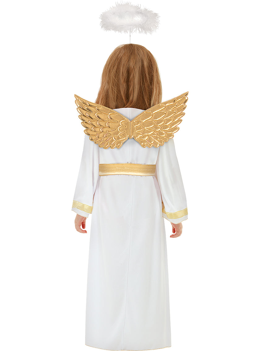 Déguisement ange avec auréole et ailes pour enfant