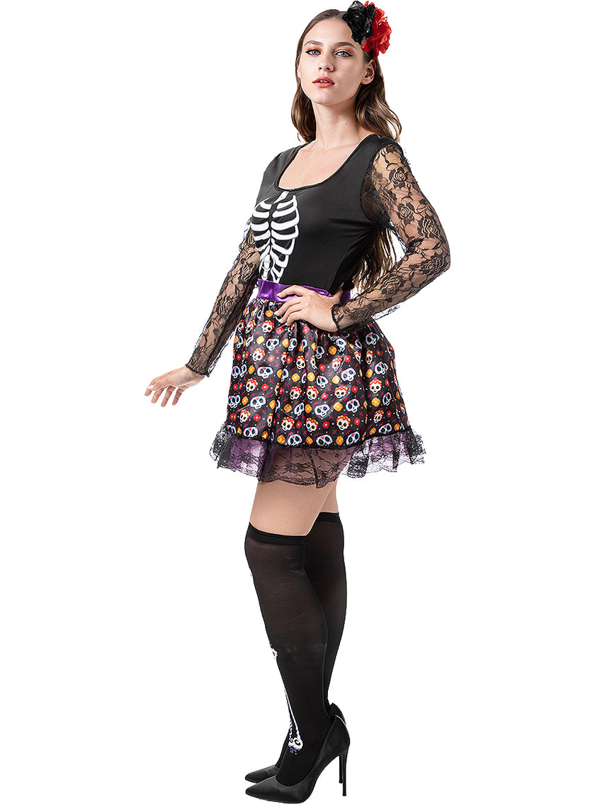 Déguisement Catrina squelette femme