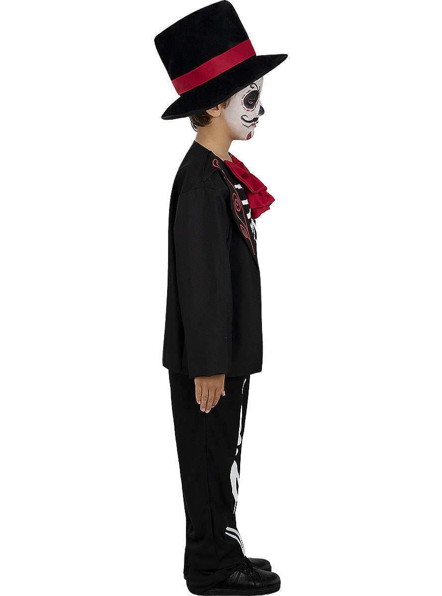 Déguisement Dia de los muertos squelette garçon