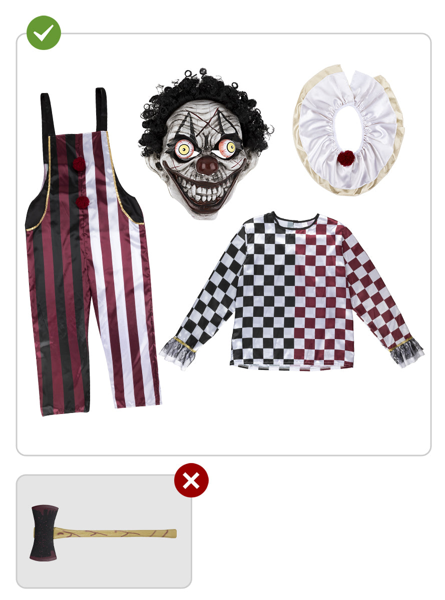Déguisement clown tueur Premium homme