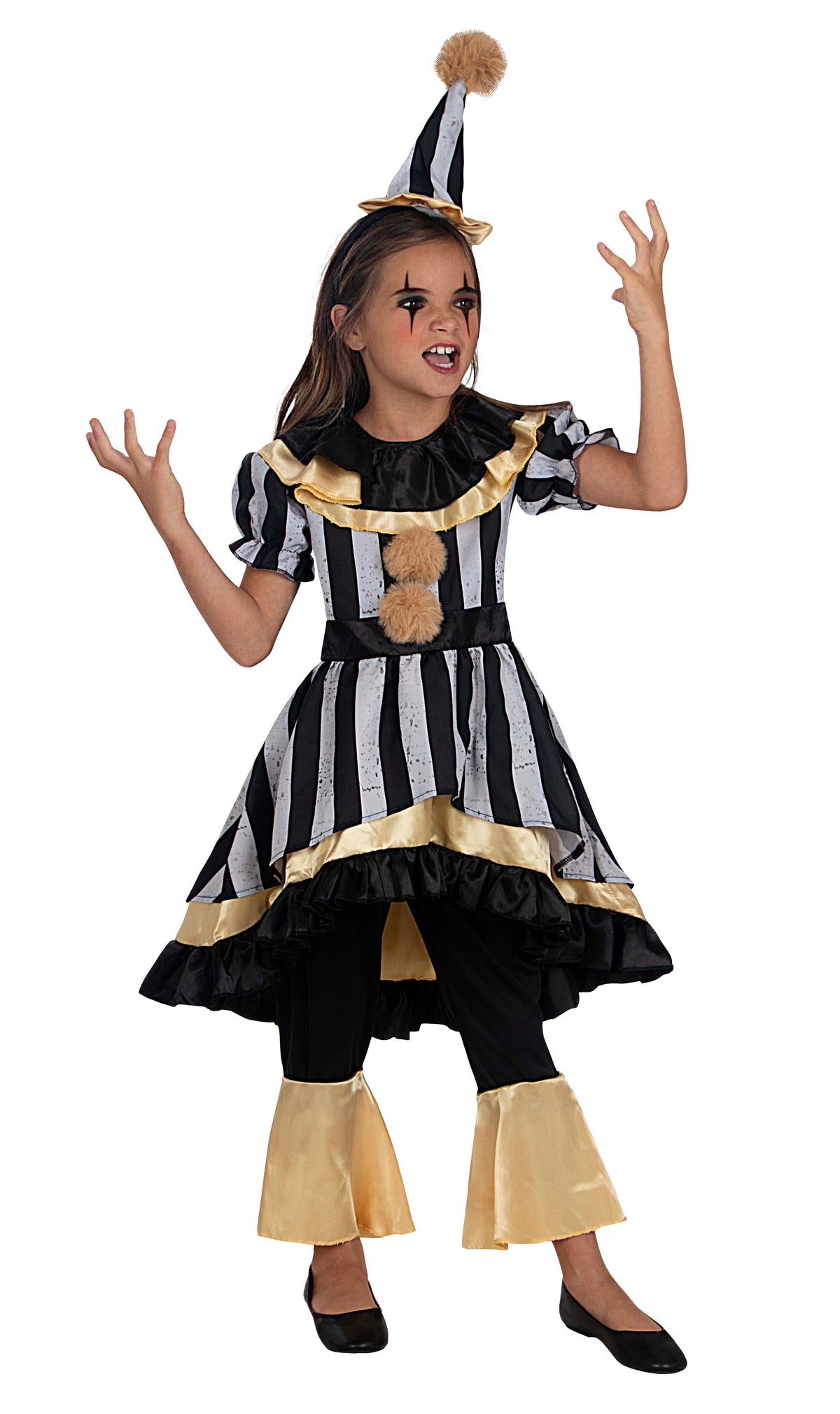 Déguisement clown tueur Deluxe fille