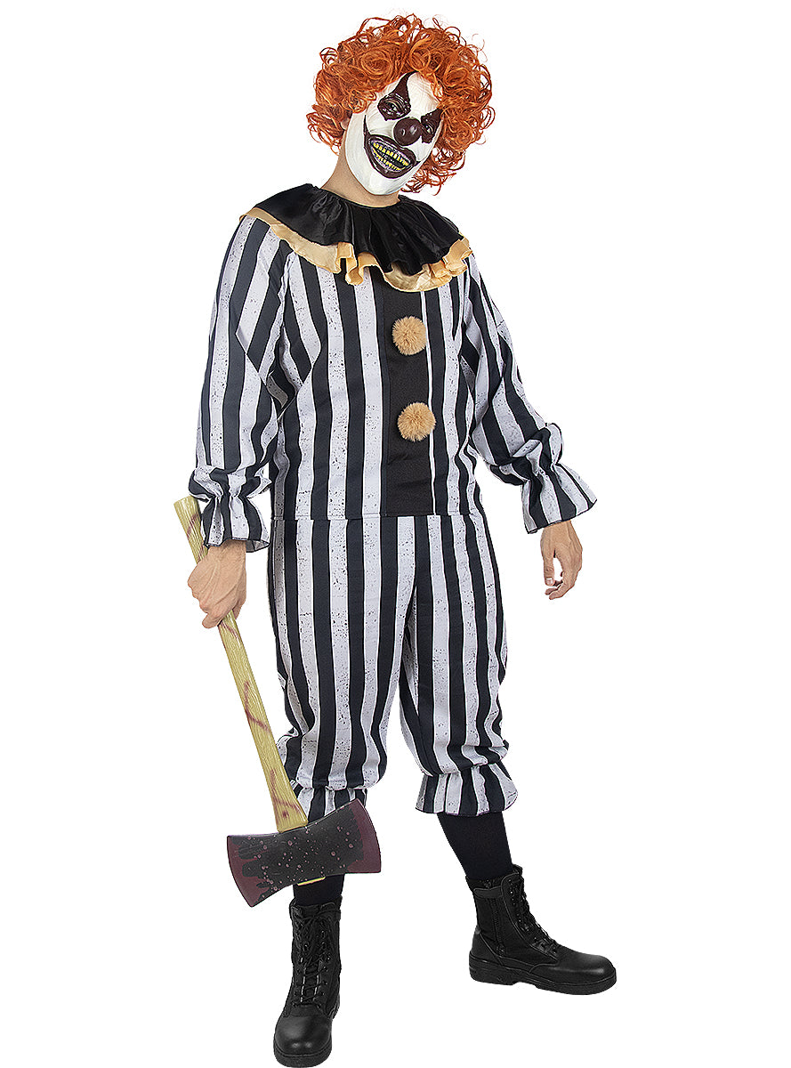 Déguisement clown tueur Deluxe homme grande taille