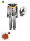 Déguisement clown tueur Deluxe homme grande taille