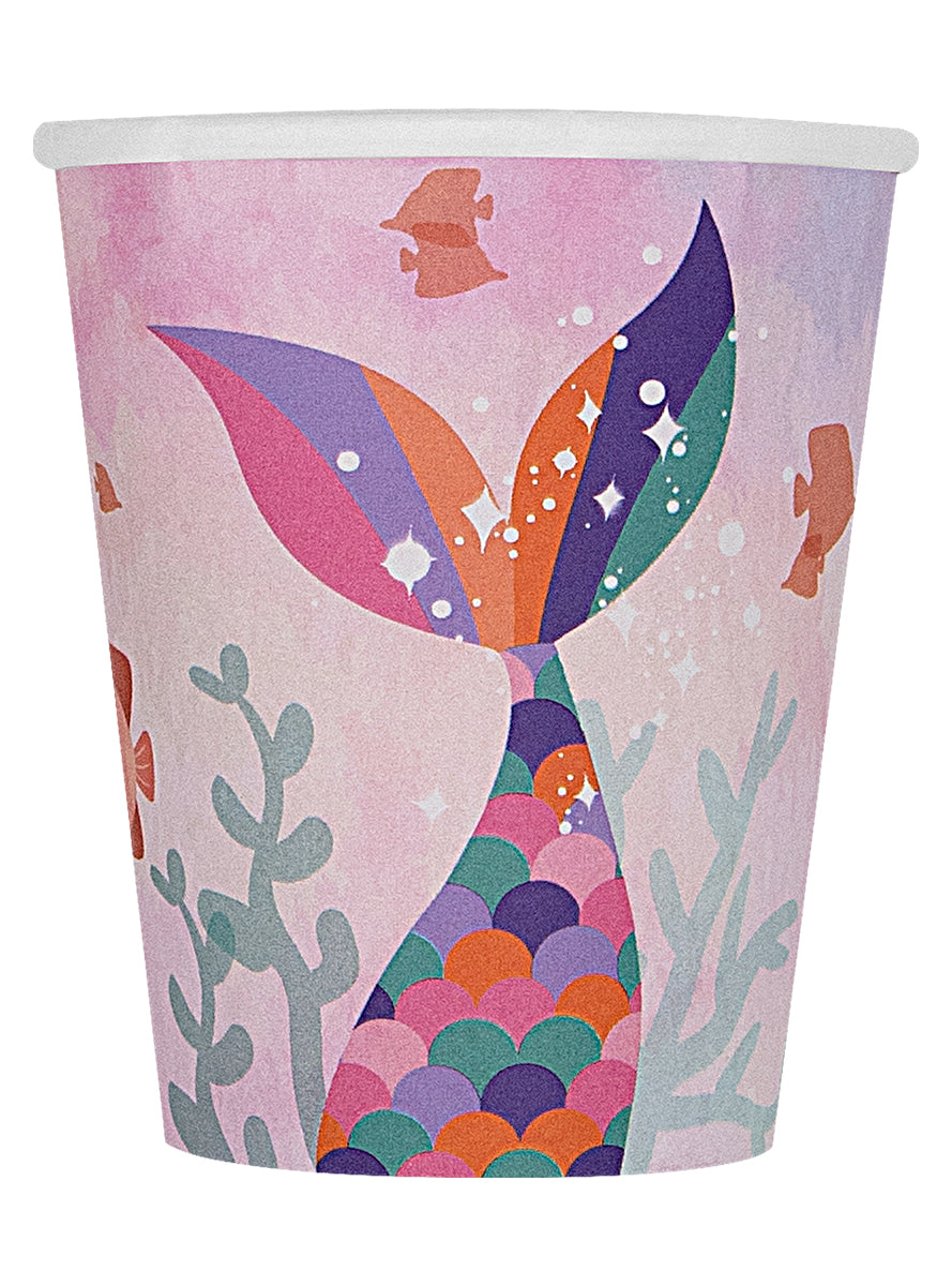 Kit décoration anniversaire sirènes 8 personnes - Beautiful mermaid